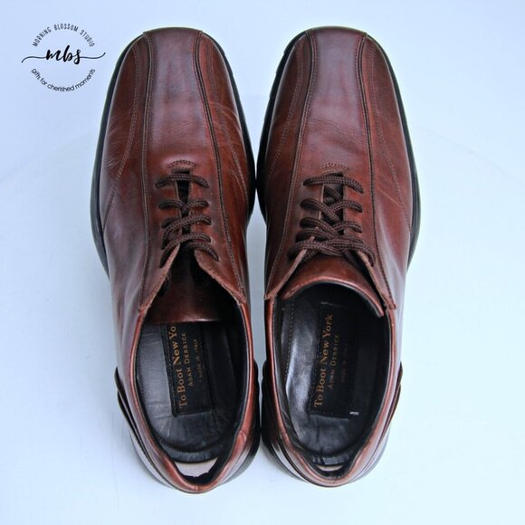 To Boot York Adam Derrick Shoes Brown Men 11.5 - Picture 11 of 14